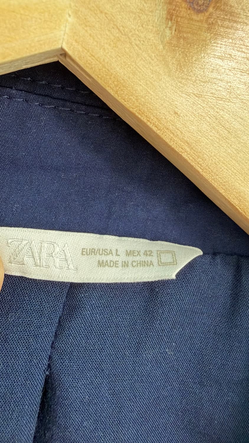 ZARA 자라 레귤러 핏 봄버 자켓 네이비 (100~105) 상품이미지7