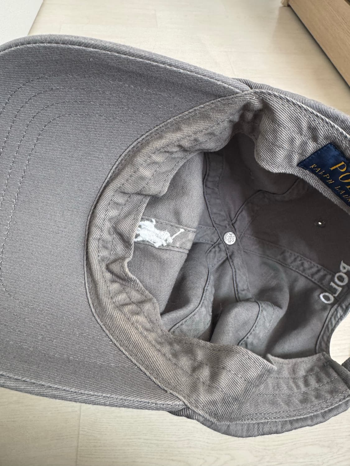 폴로랄프로렌 그레이 볼캡 상품이미지3