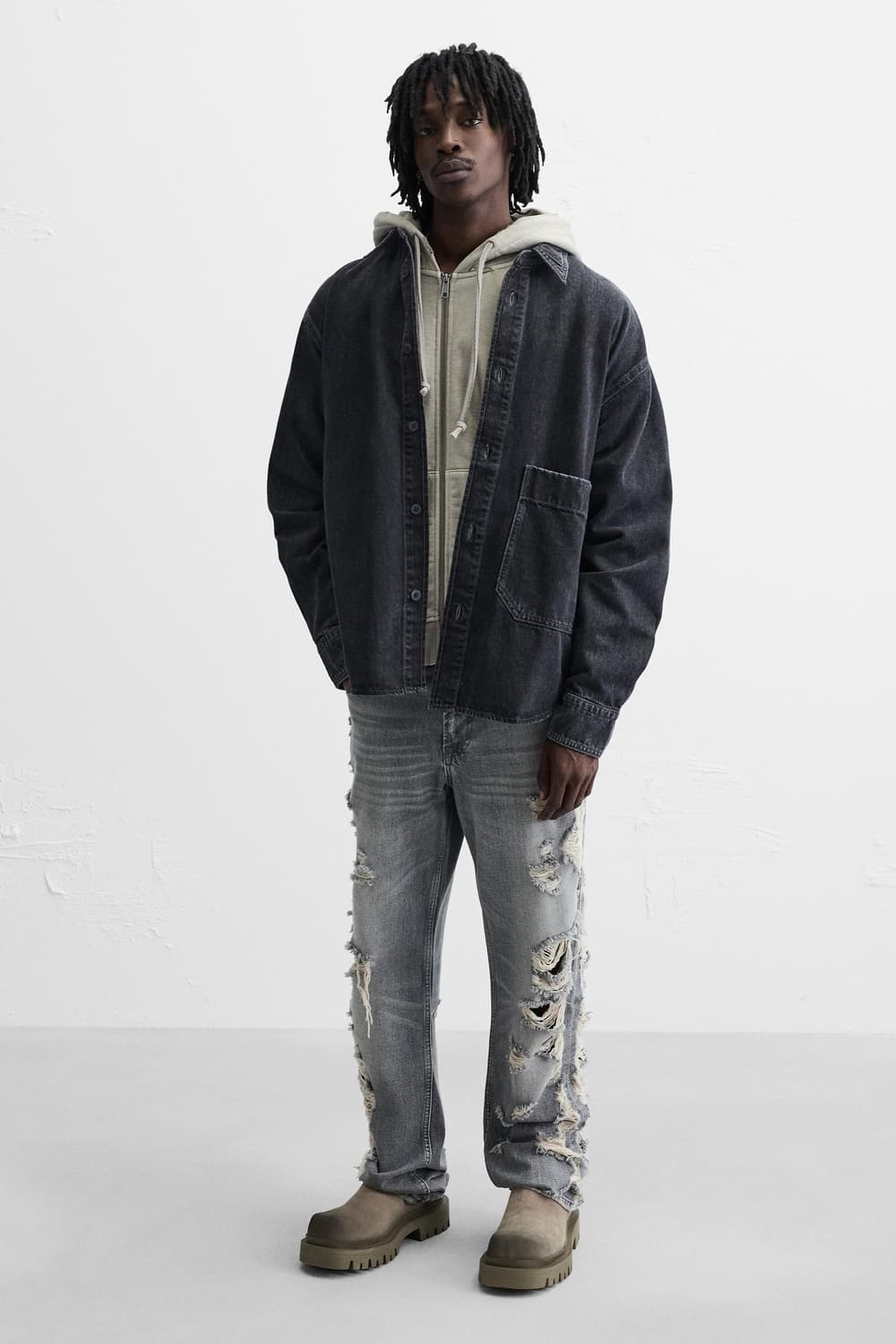 (41/270)자라 볼륨 리얼 스웨이드 첼시부츠  상품이미지8