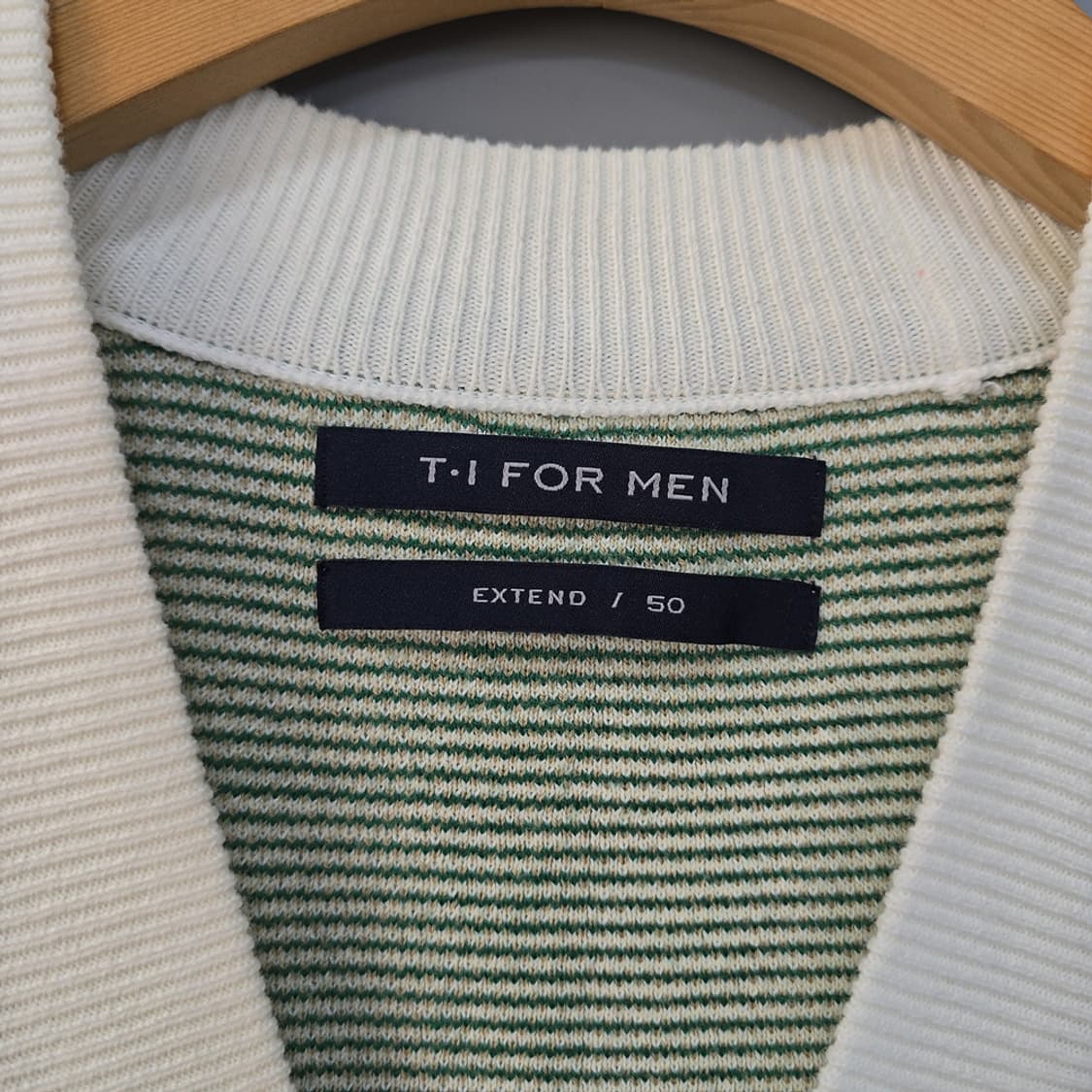 티아이포맨(T.I FOR MEN) 체크 니트 가디건 105 상품이미지4