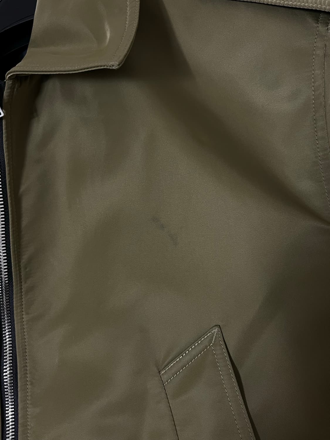 렉토 나일론 봄버 자켓 올리브 s 상품이미지6