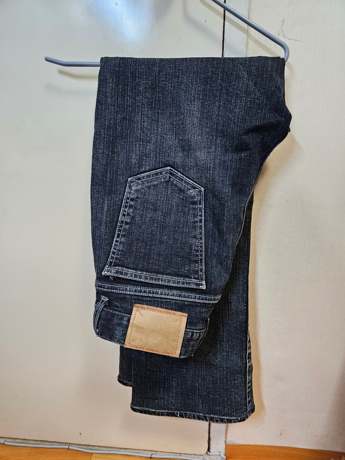 46) 엘무드 스네이크 플레어 데님 다크 블루 상품이미지2