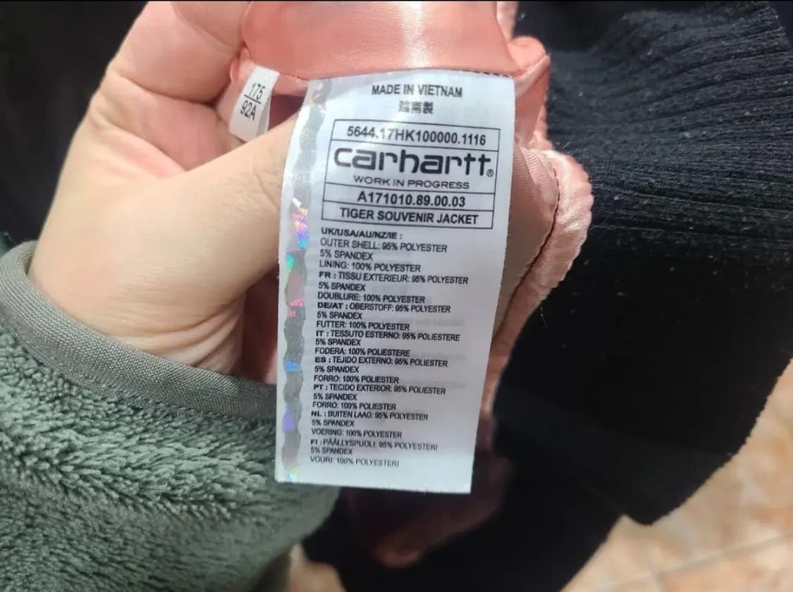 칼하트 타이거 자수 스카쟌 상품이미지7