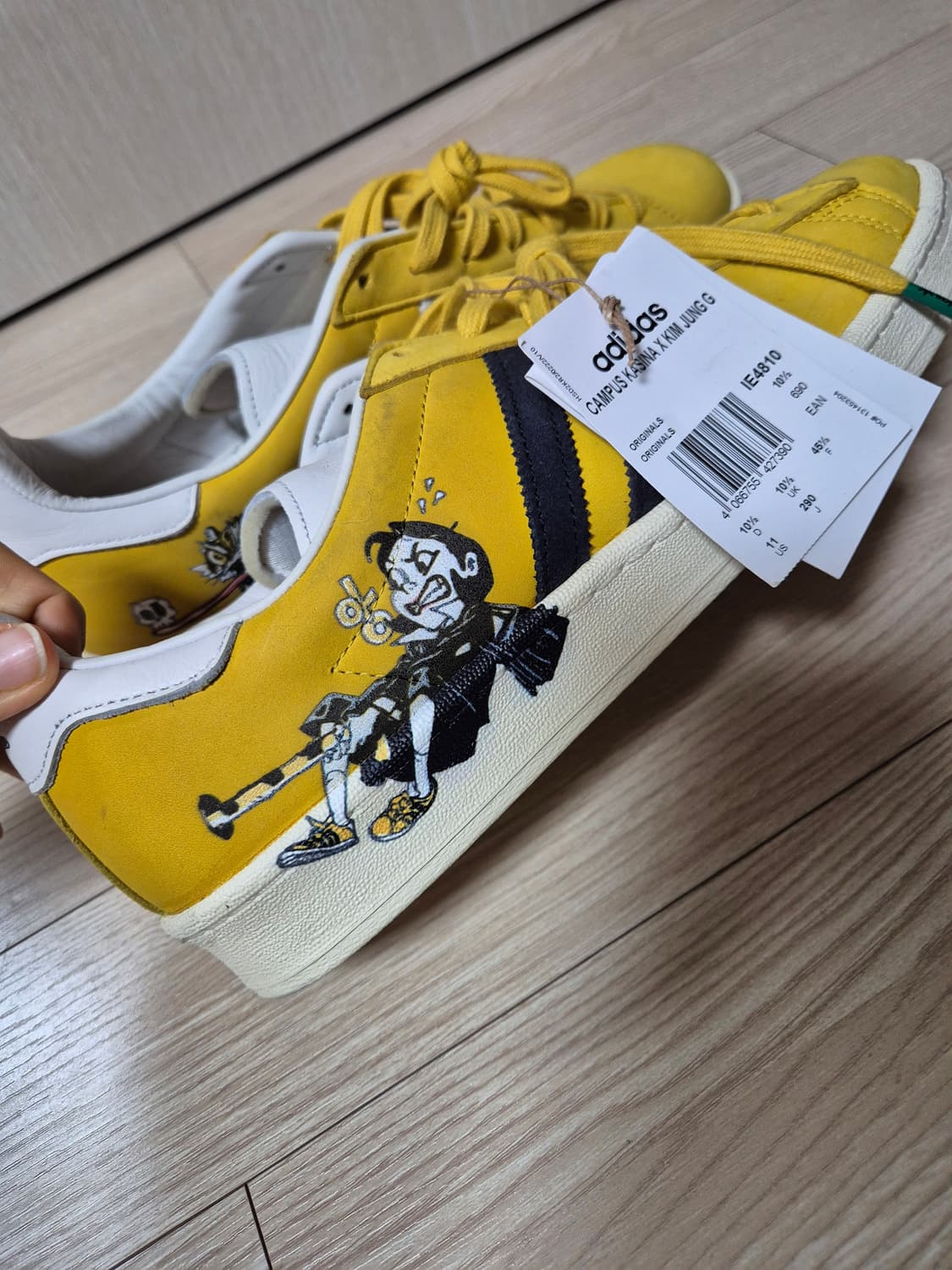 아디다스 x 카시나 x 김정기 캠퍼스 헤이지 ( IE4810) 290 상품이미지7