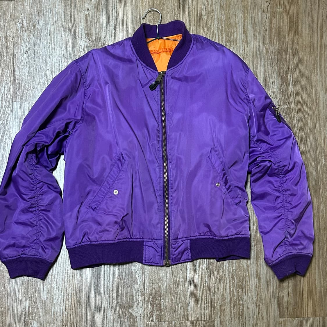 빈티지 퍼플 ma-1 항공점퍼 상품이미지1