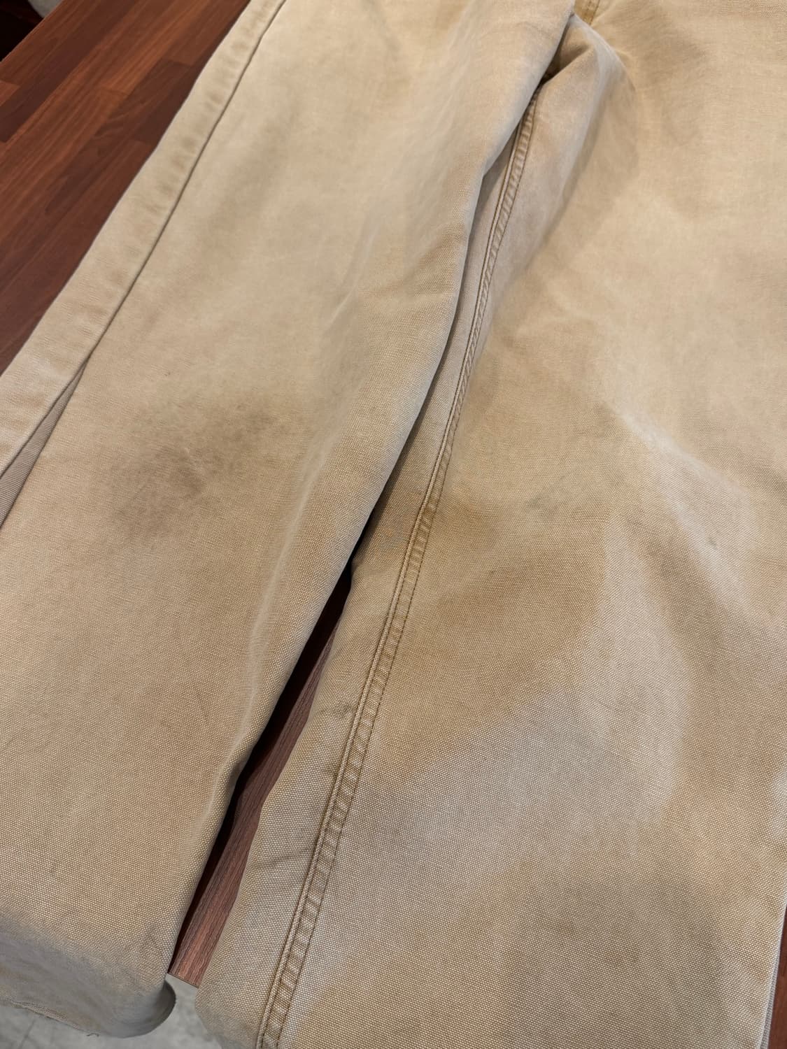 00s Carhartt 덕 캔버스 싱글니 워크 팬츠 (made USA) 상품이미지7