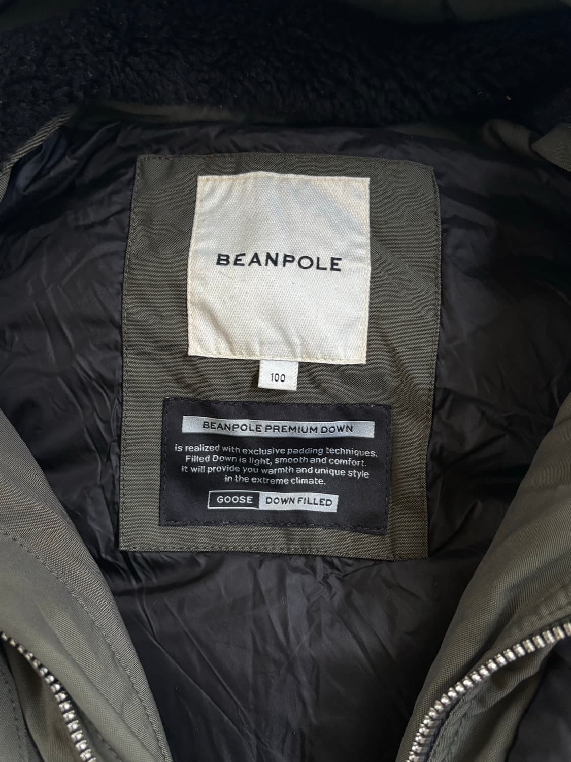 빈폴 구스다운 야상 패딩 상품이미지4