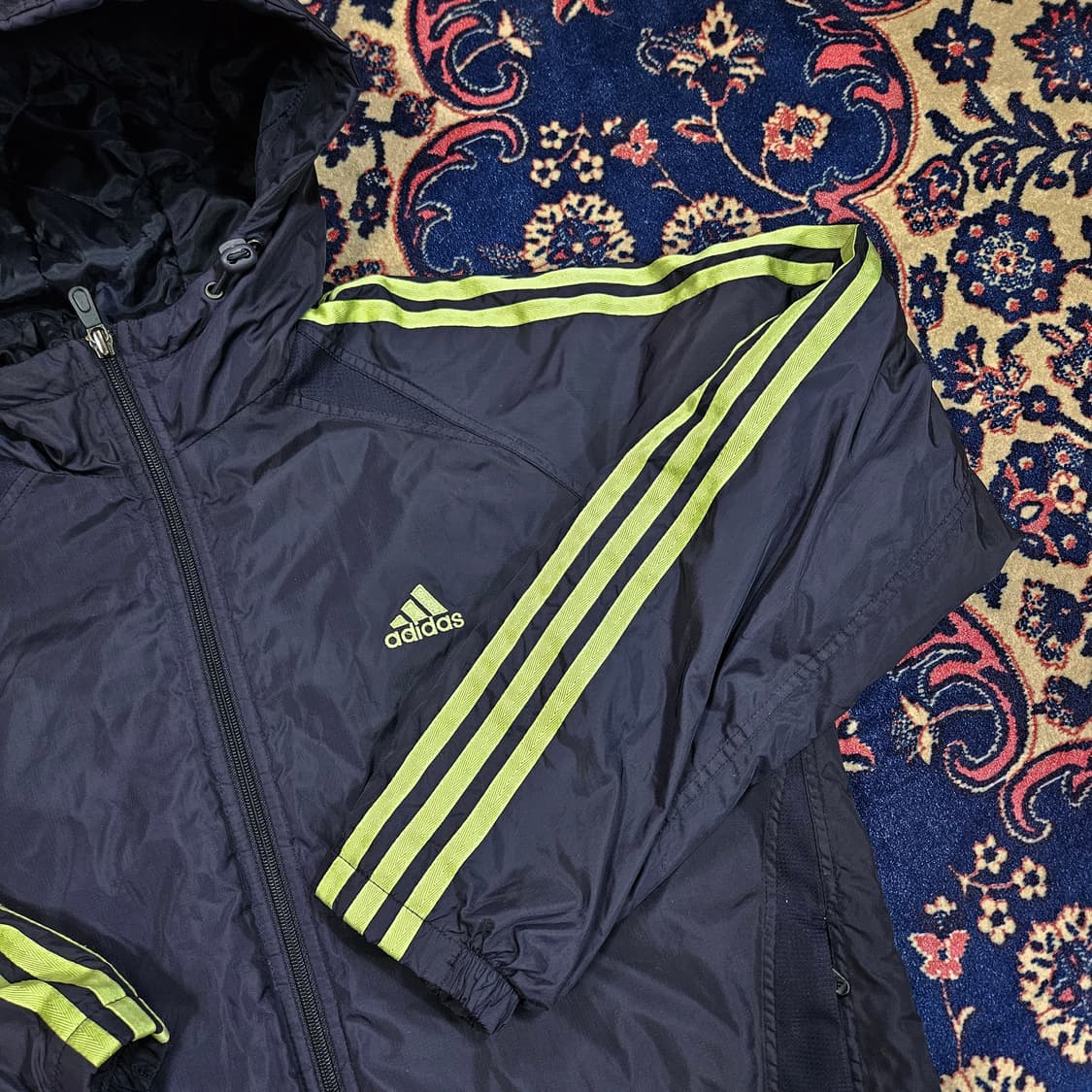 아디다스(Adidas) 올드스쿨 형광 삼넌 후드 점퍼 M 상품이미지2