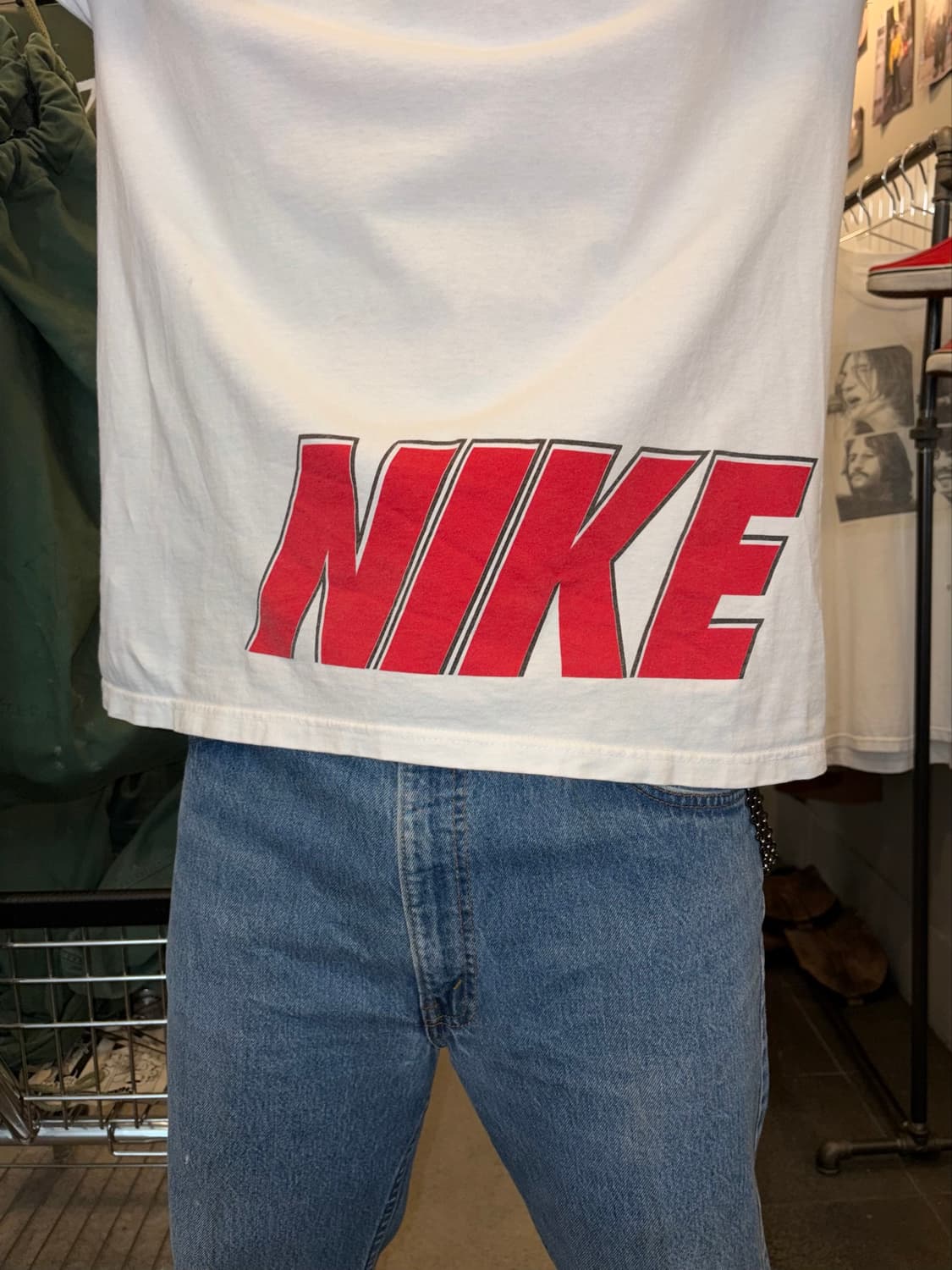 90’s Nike USA Hem swoosh logo T-shirt 상품이미지1