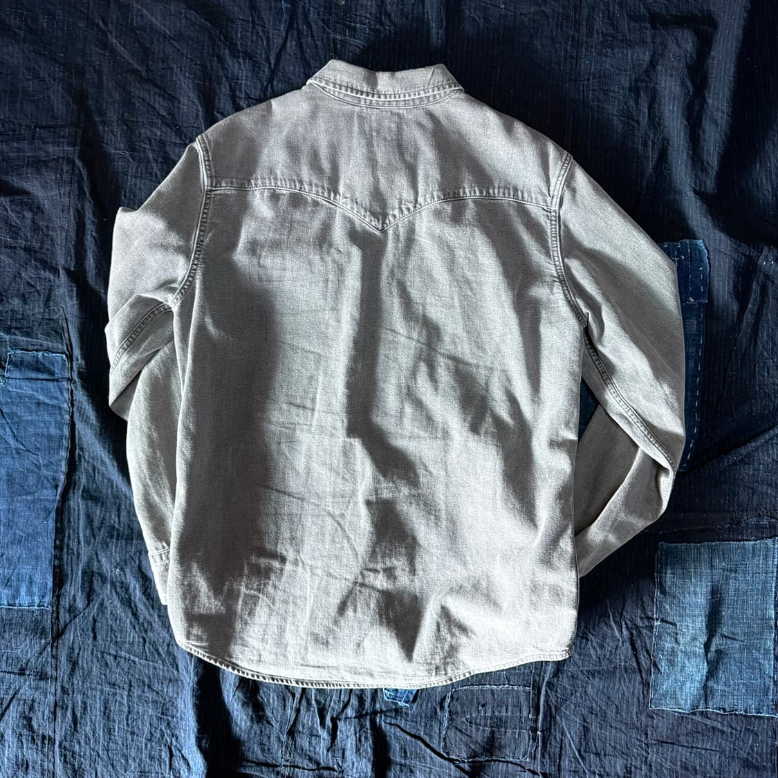 리바이스 흑청 데님 웨스턴 셔츠 M 상품이미지6