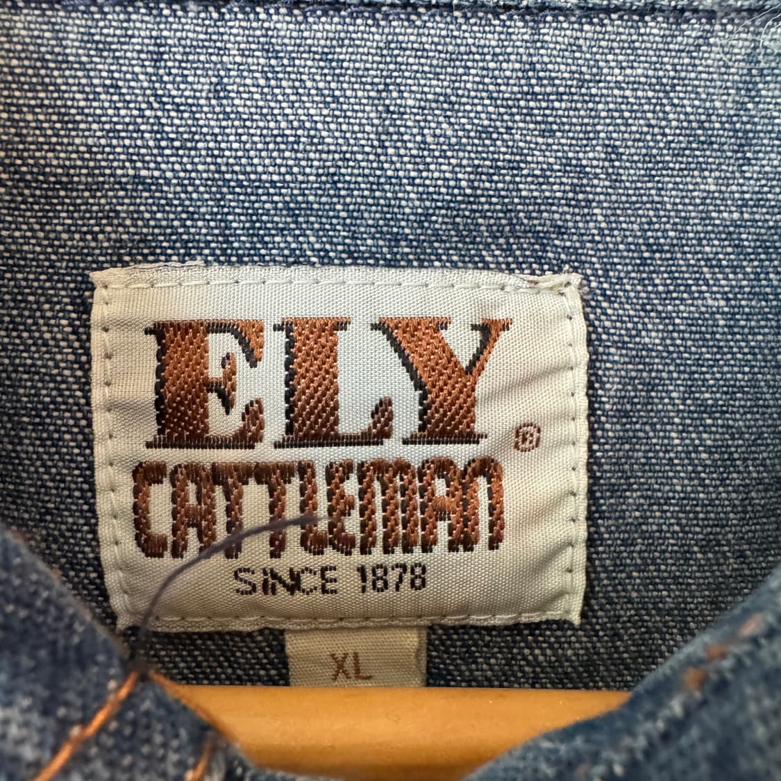 엘리캐슬맨 데님 웨스턴셔츠 XL 상품이미지7