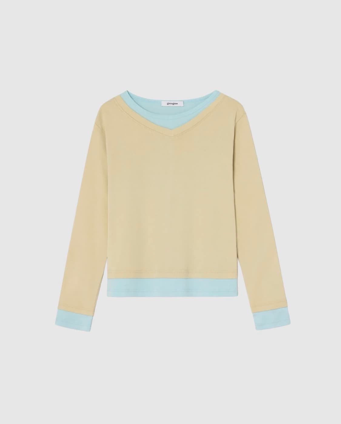 Gimaguas samm t shirt beige blue s 상품이미지2