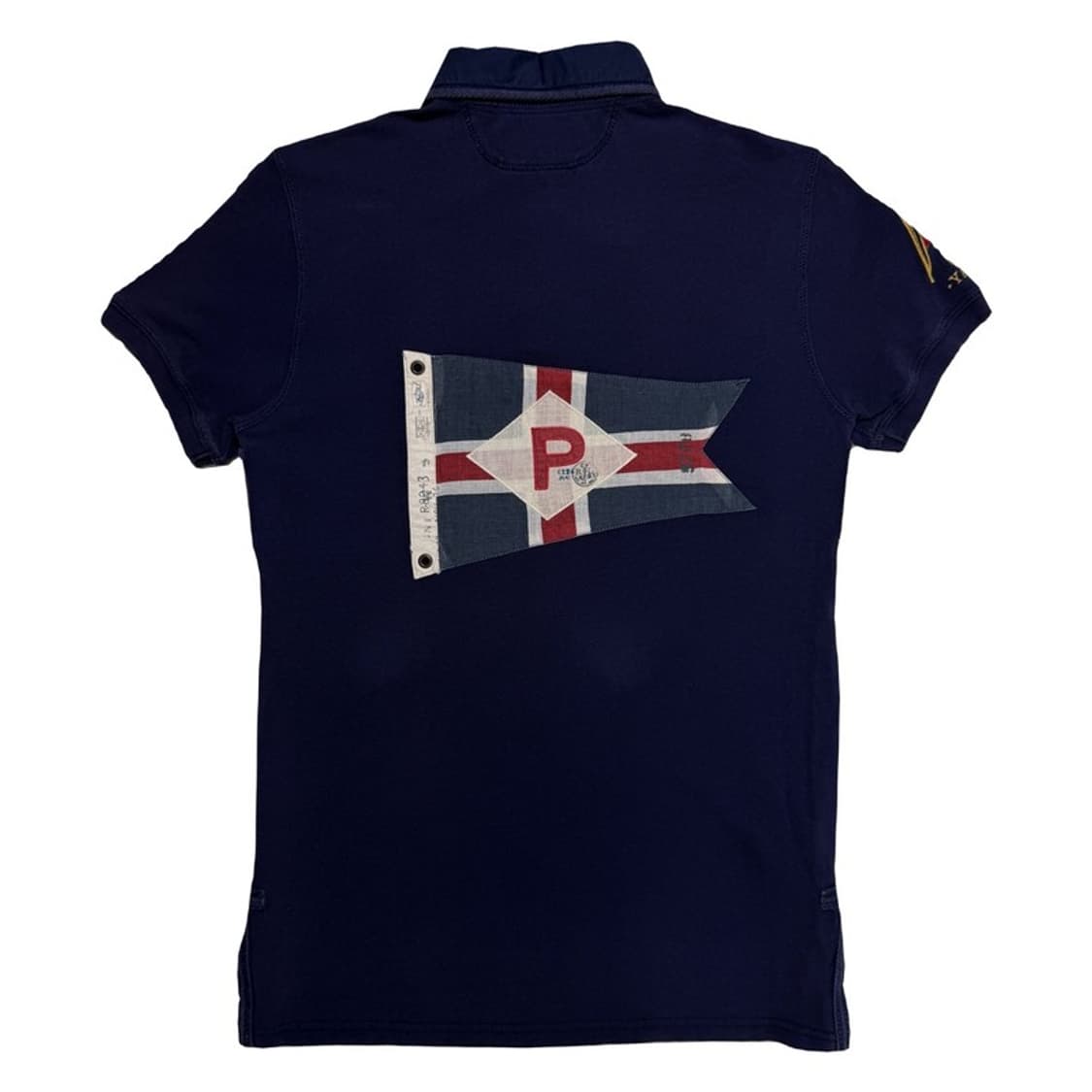 폴로 랄프로렌 빅포니 사선 포인트 럭비 PK 카라 티셔츠 네이비 M 상품이미지10