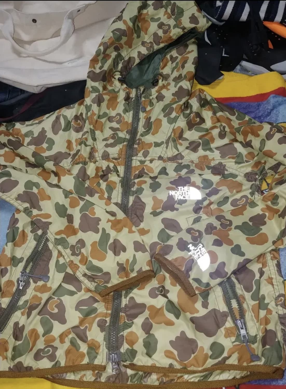 일판 노스페이스 퍼플라벨 카모바람막이S.설명 확인 North face 상품이미지1