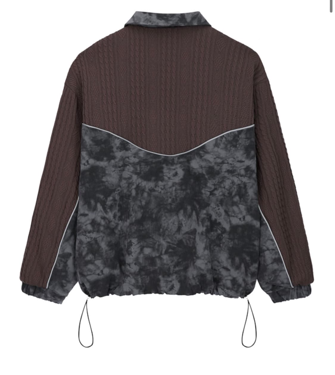 RSSC KNIT & DYED DENIM JACKET - CH/BR 상품이미지7