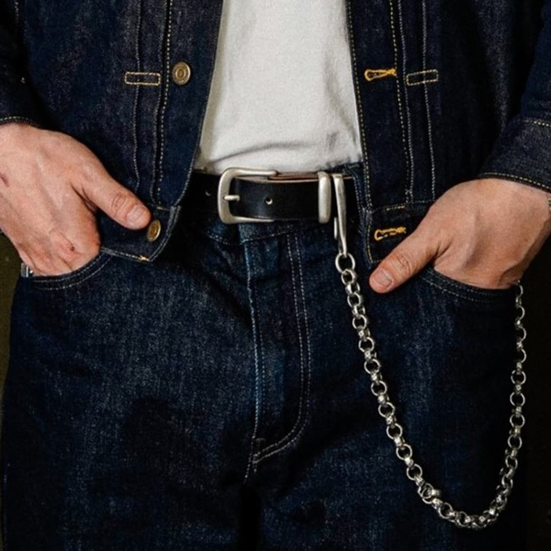 BEL Classic Bridle Belt Silver color 상품이미지1