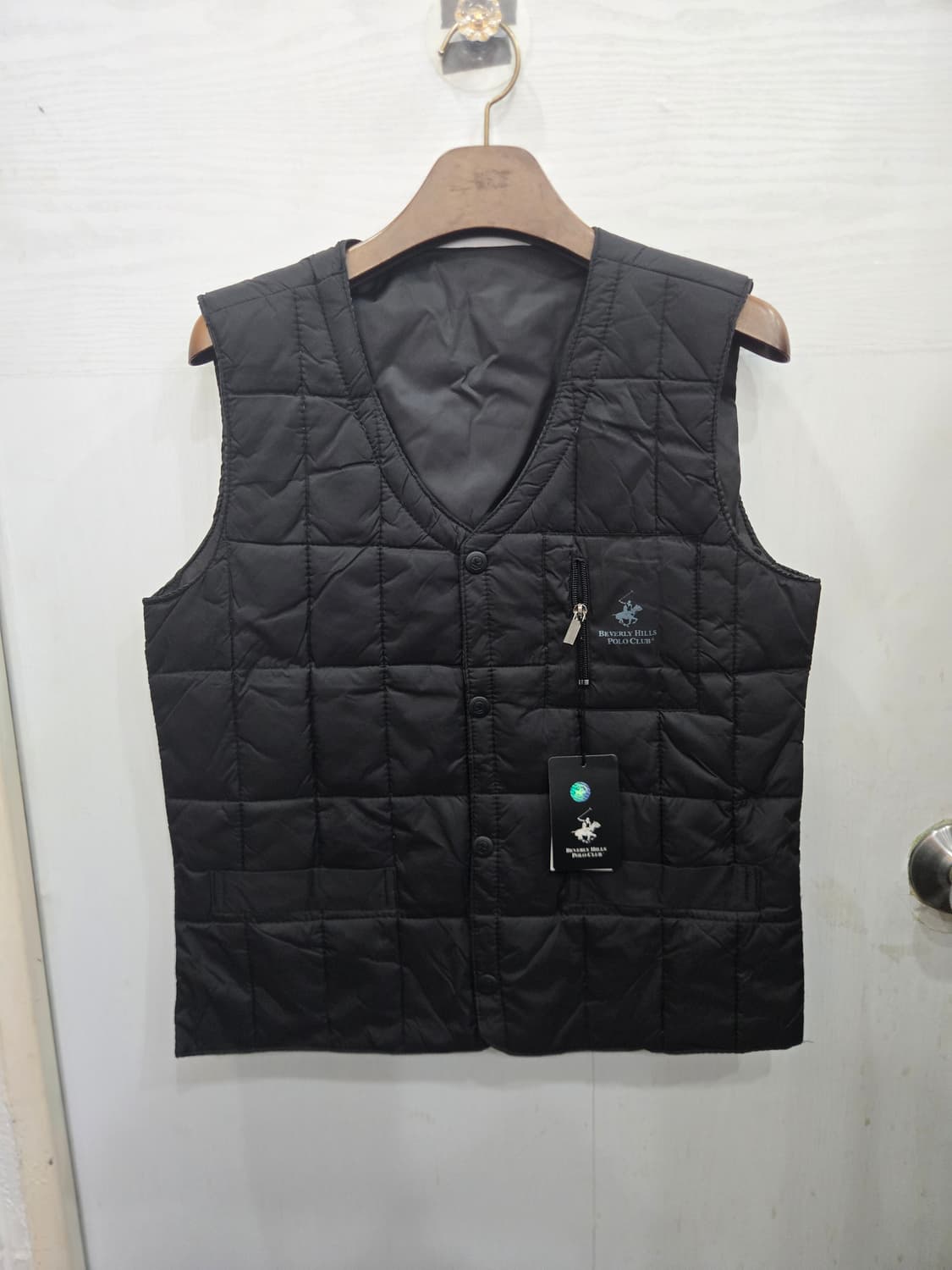 95,M택있는새상품) 버버리힐스 폴로 오리털 경량 조끼 !정가118000 상품이미지1