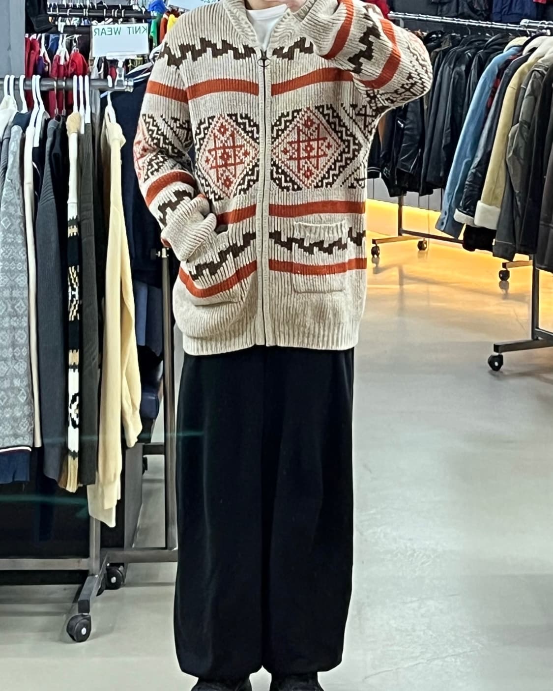 리바이스 코위찬 니트 집업 상품이미지1