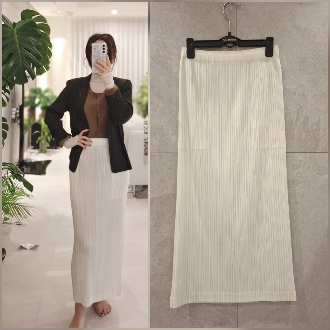 플리츠플리즈 24년 7월 시커보텀1 오프화이트 상품이미지5