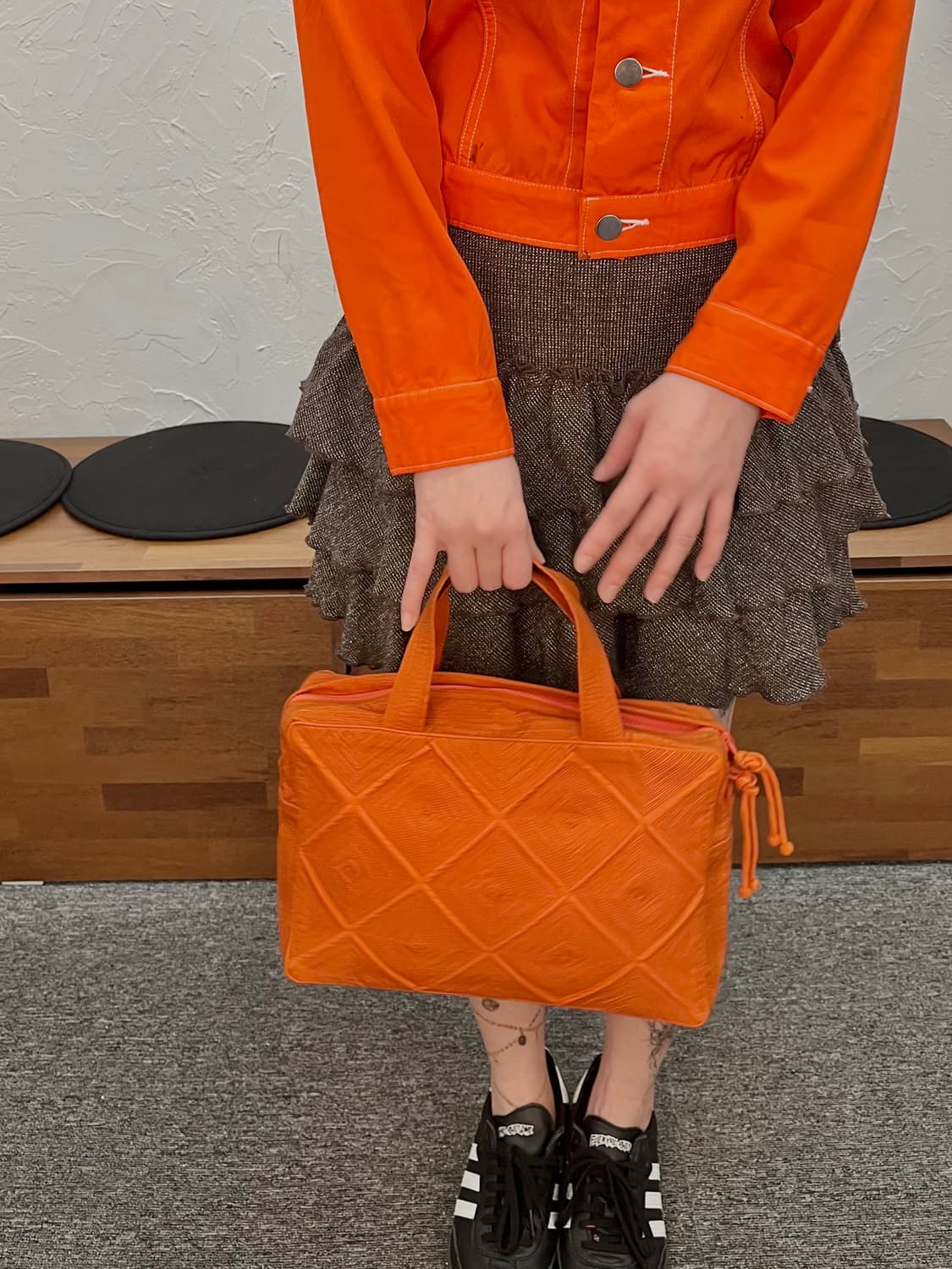 이세이 미야케 타마샤 스티치 핸드백 상품이미지8