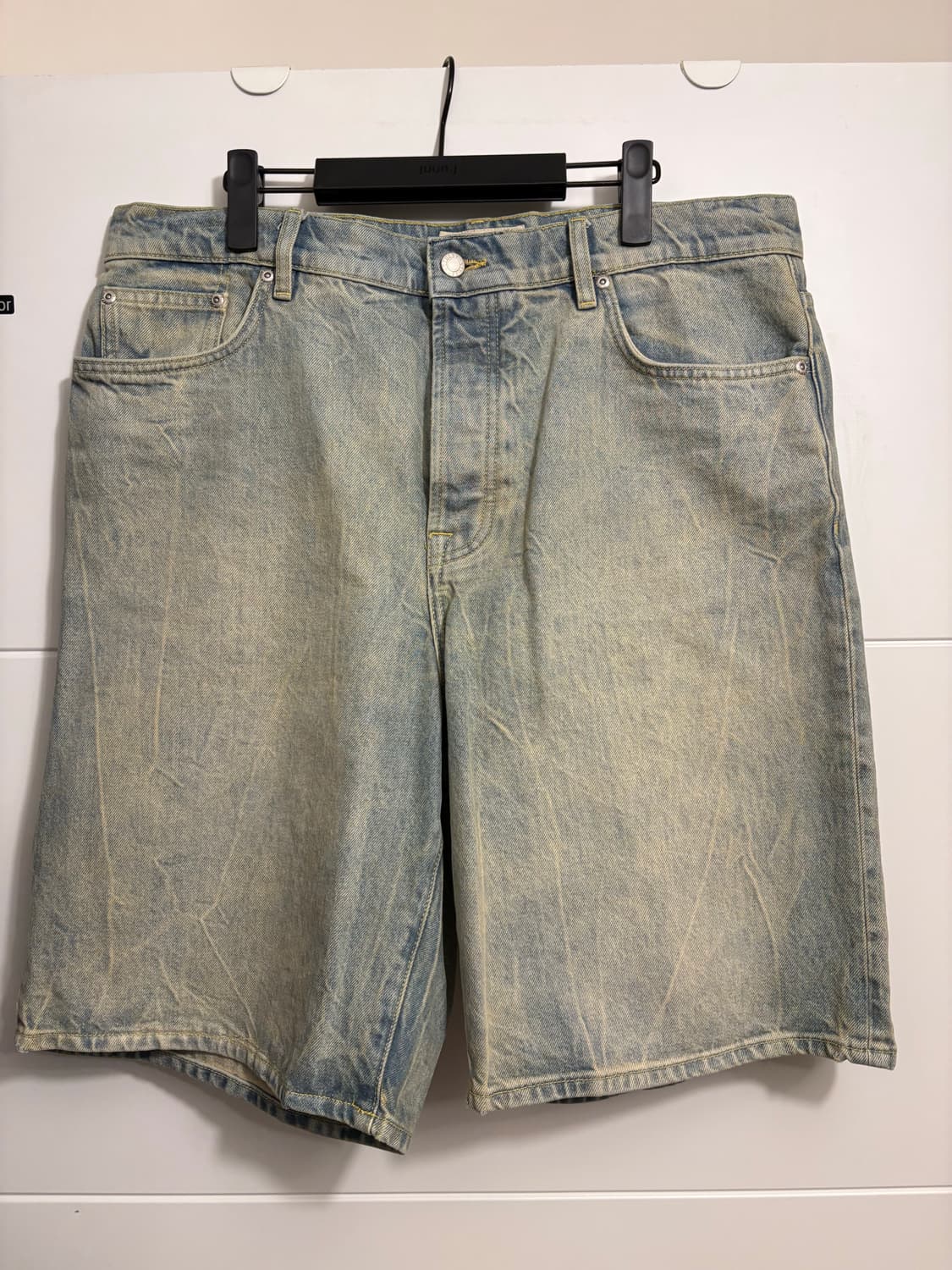 스투시 데님 빅올 쇼츠 샌드워시 사이즈 34 상품이미지1