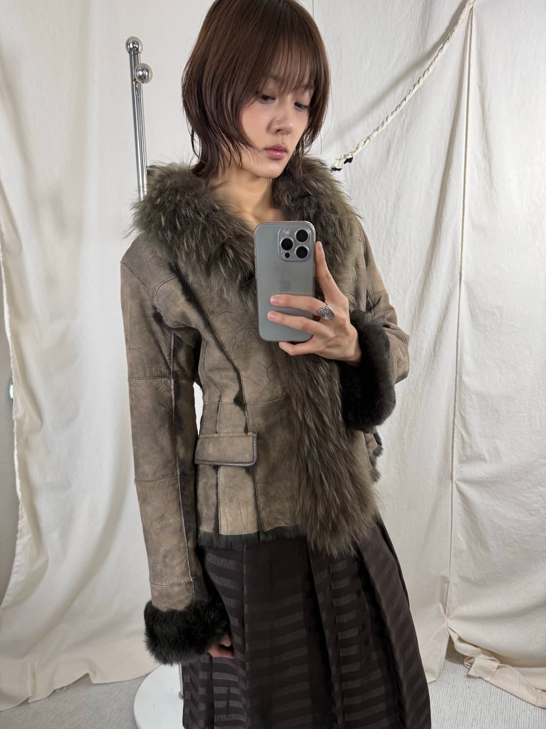 Montagnamalacca 퍼 자켓 상품이미지1