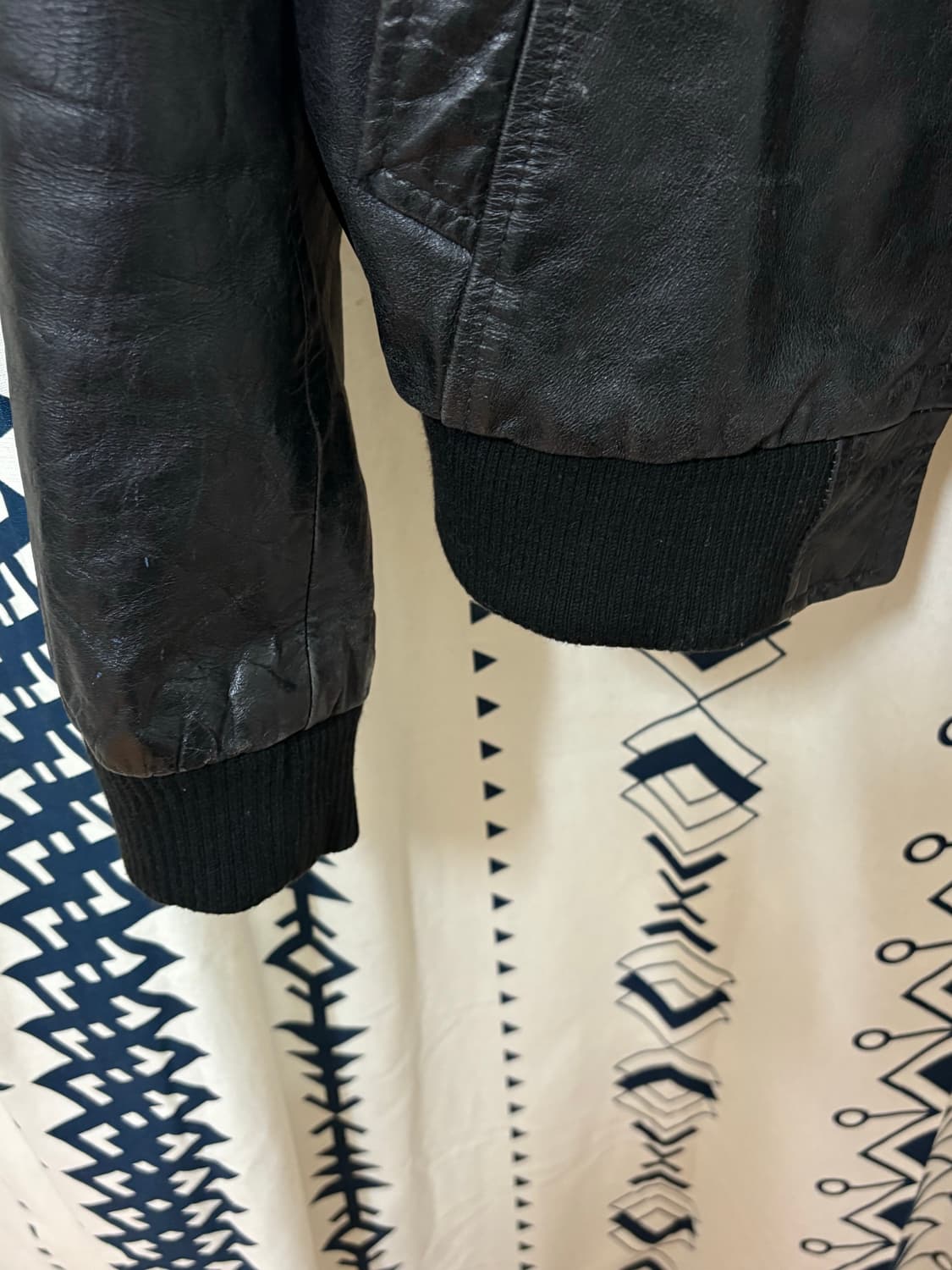 toro skins / 빈티지 가죽 블루종 상품이미지6