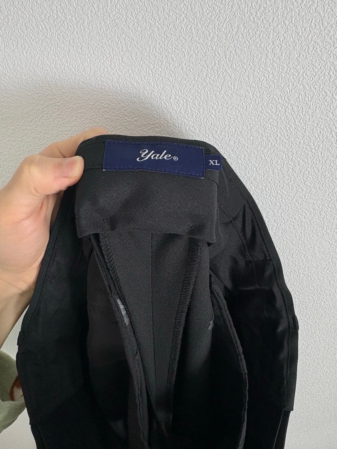 예일 아이비 수트 와이드핏 블랙 XL 상품이미지9