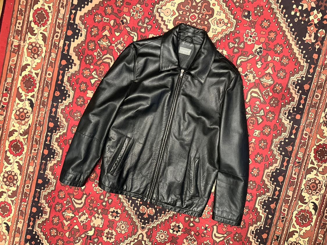 ( M-L ) 가죽자켓 워크웨어 아메카지 바이커자켓 소가죽 빈티지가죽 상품이미지1