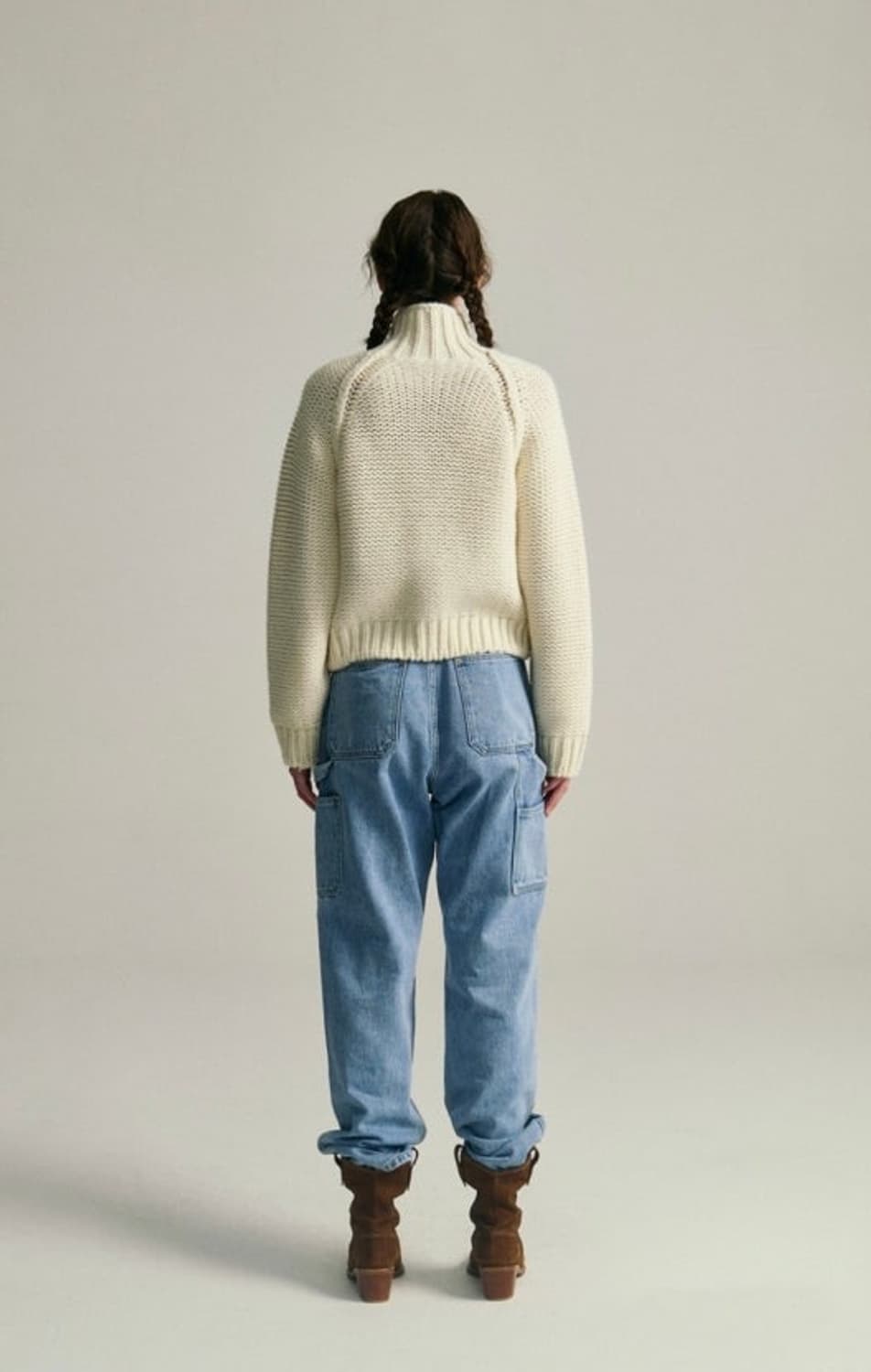 더바넷 솝 집업 가다건 soap zip-up knit cardigan  상품이미지5