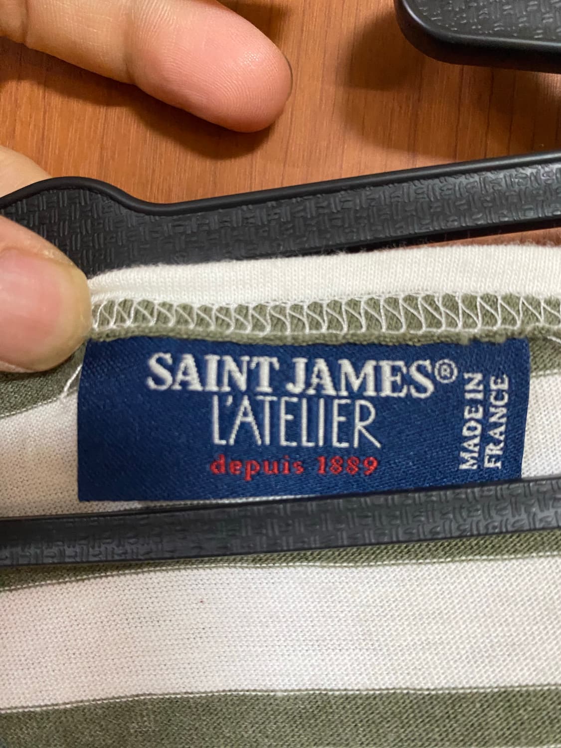 [SAINTjames] 세인트제임스 보트넥 스트라이프 티셔츠 상품이미지3