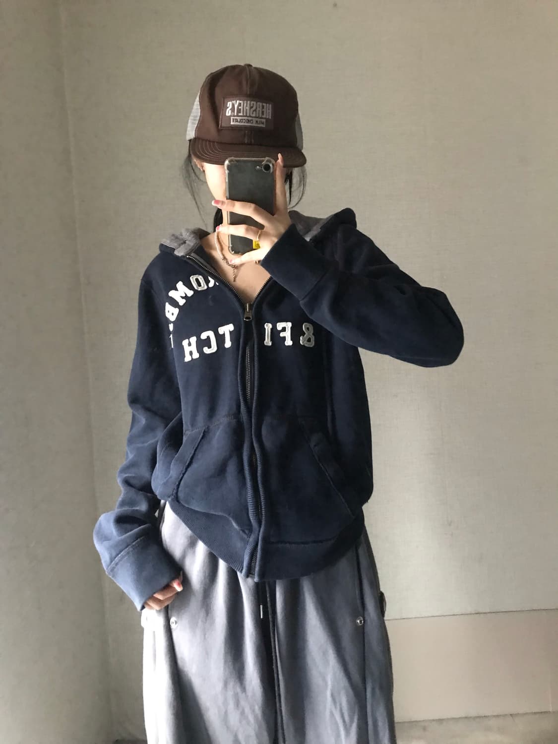 아베크롬비 네이비 후드집업 상품이미지2