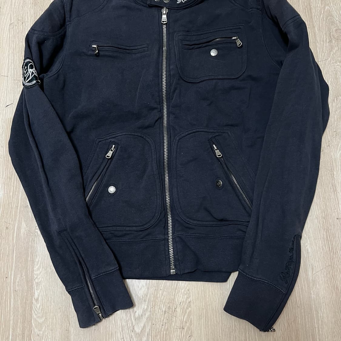 자라 프리덤 남성 포켓 바이커 자켓 XL/105  상품이미지3