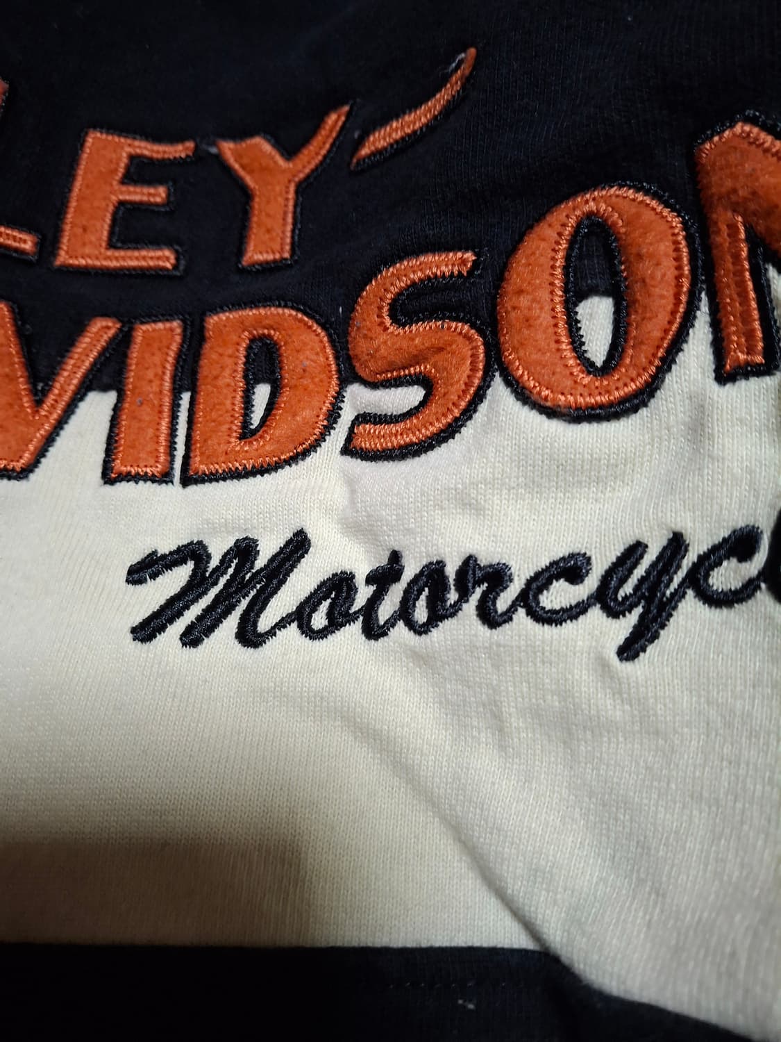 00s 할리데이비슨 브이넥 스웻셔츠 상품이미지8