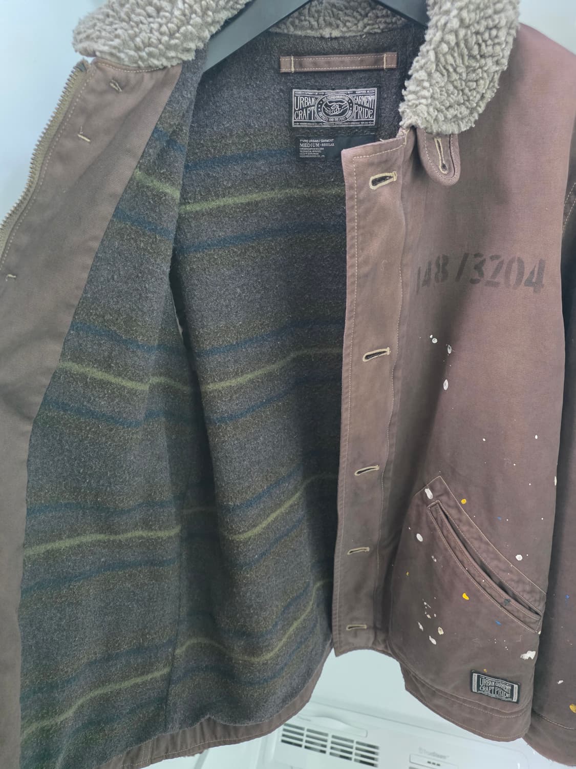 네이버후드 N-1 페인팅 덱 자켓 상품이미지3