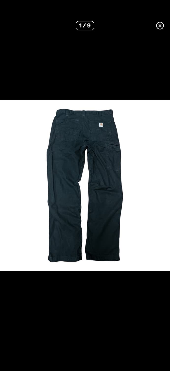 칼하트 릴렉스 핏 싱글니 워크 팬츠 33x32 상품이미지2