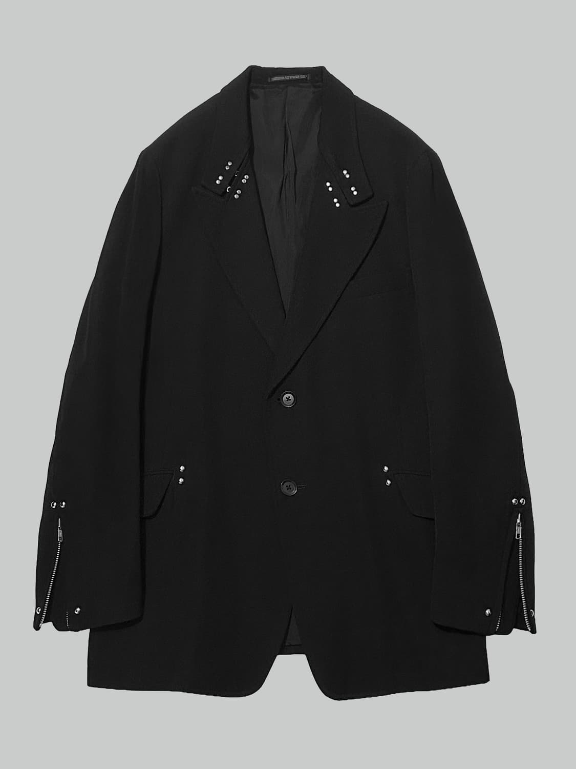 요지 야마모토 지퍼 블레이저 상품이미지1