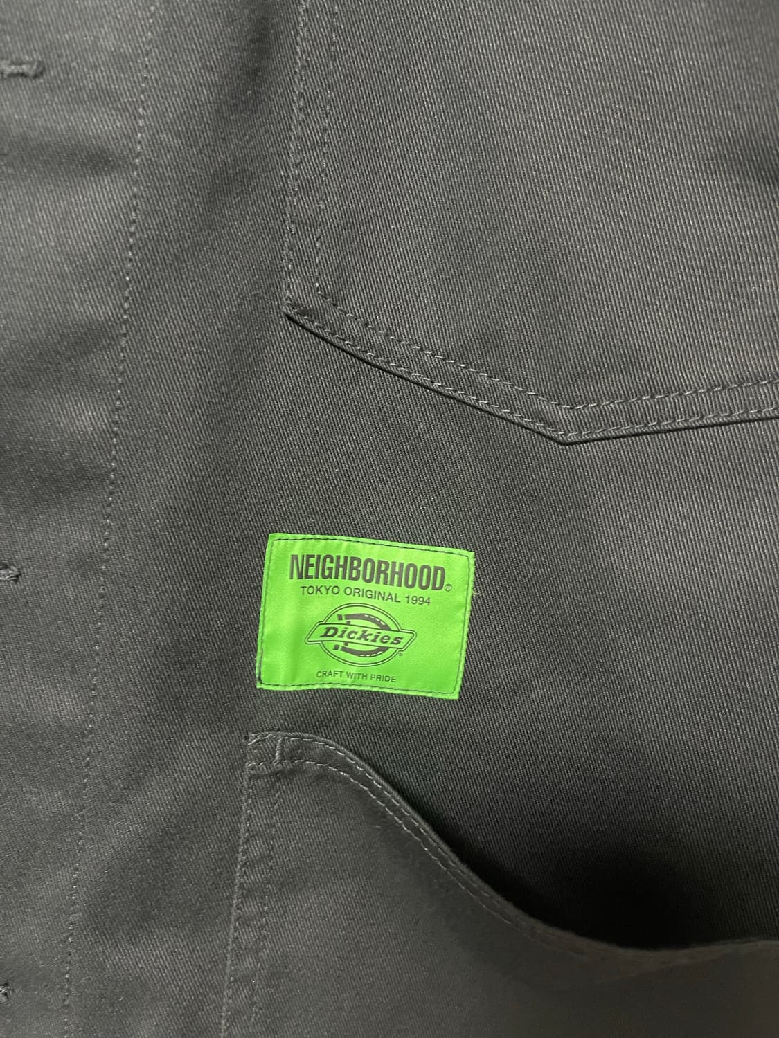 Neighborhood Dickies 콜라보 워크 자켓 블랙 XL 상품이미지2