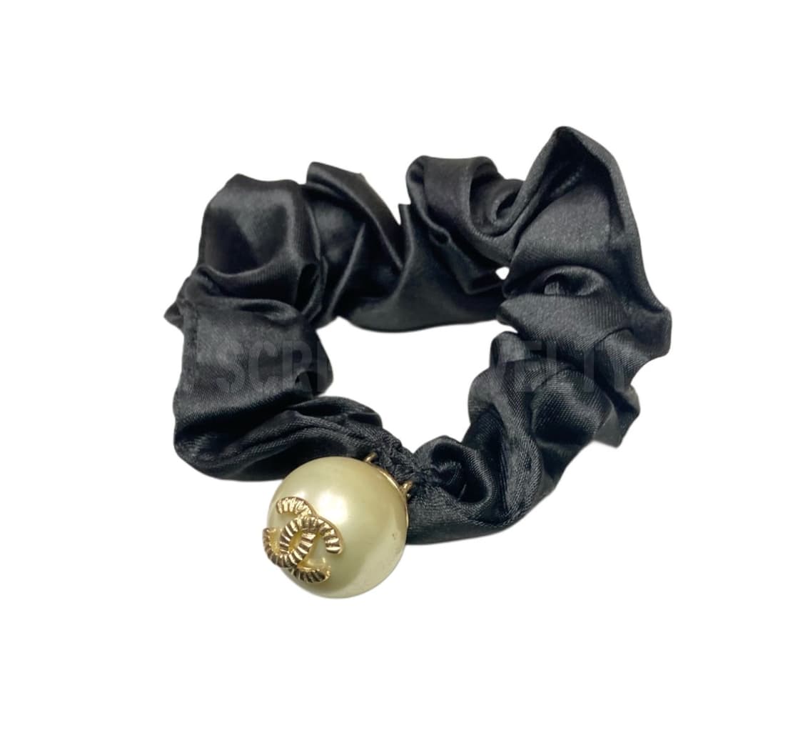 샤넬 진주 CC로고 헤어슈슈 상품이미지10