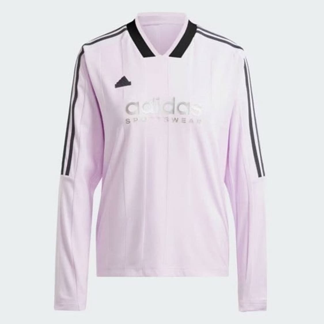 아디다스 티로 컷 3S 자카드 긴팔 티 - 라벤더 / IW5780 상품이미지1