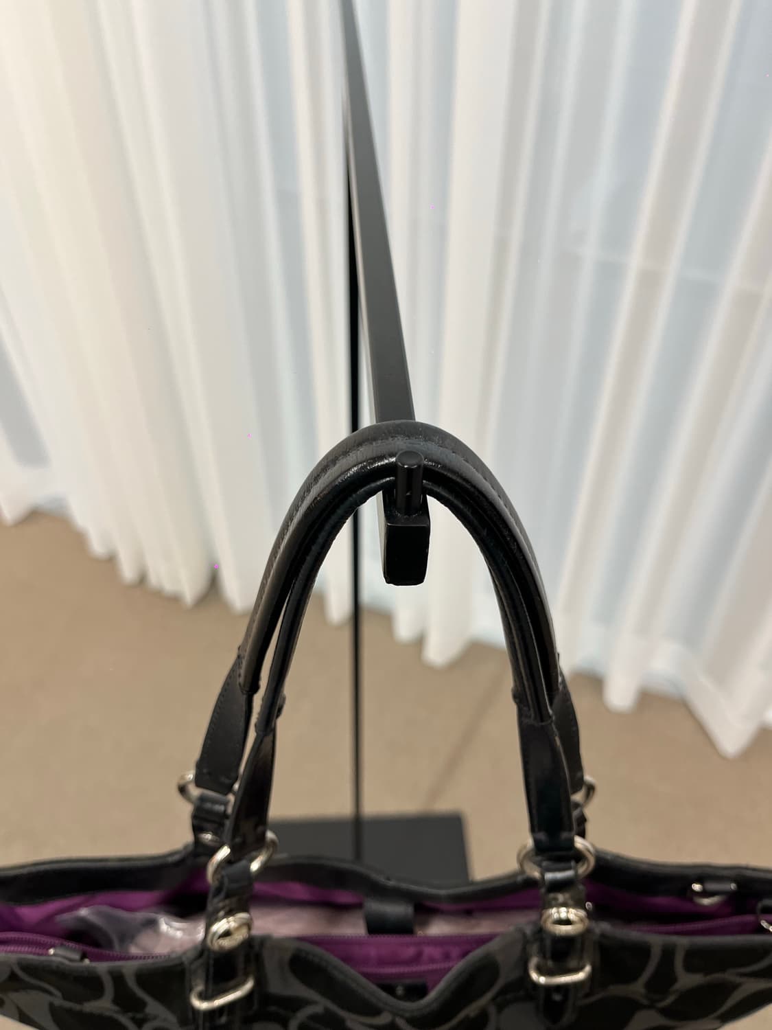 Coach Black Big Bag 상품이미지5