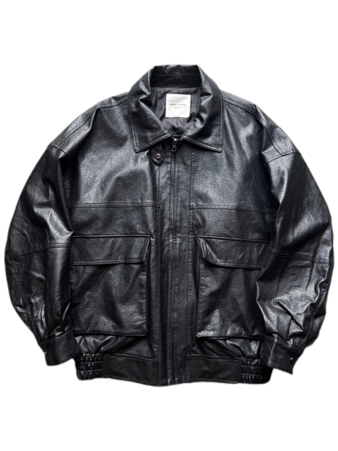 프릭스스토어 페이크레더 블루종 F(2XL) 상품이미지1