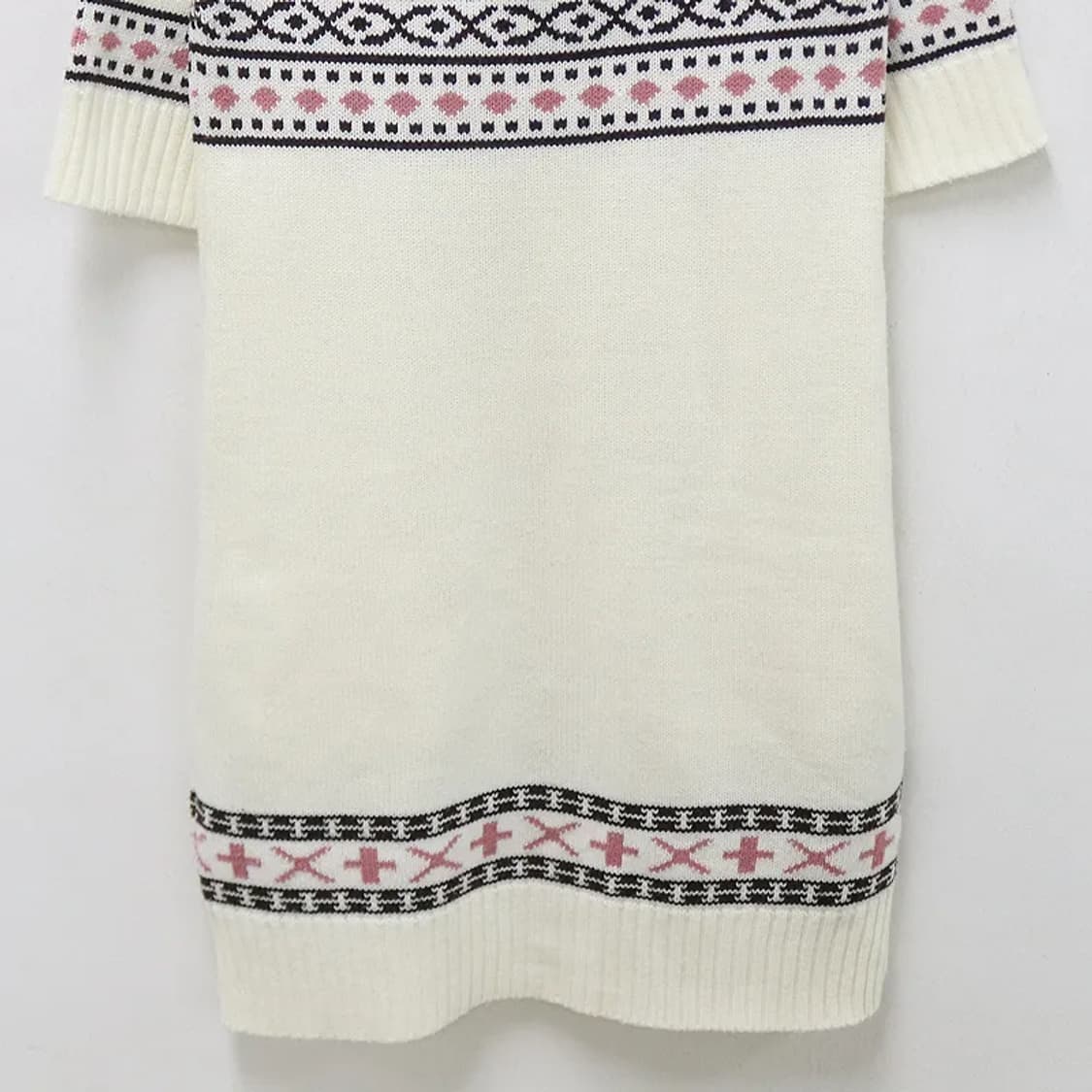 J-HONEY 울 후드 반팔 니트 원피스 63290 상품이미지7