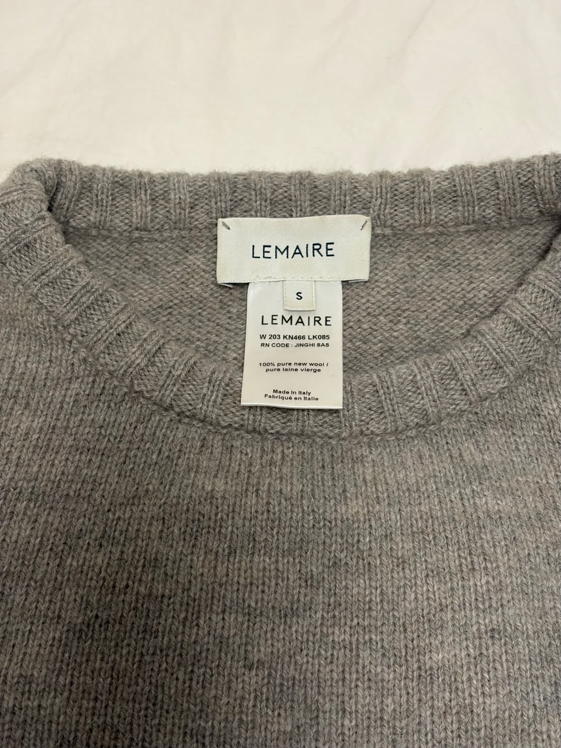 르메르 니트 탑 그레이 s 상품이미지5