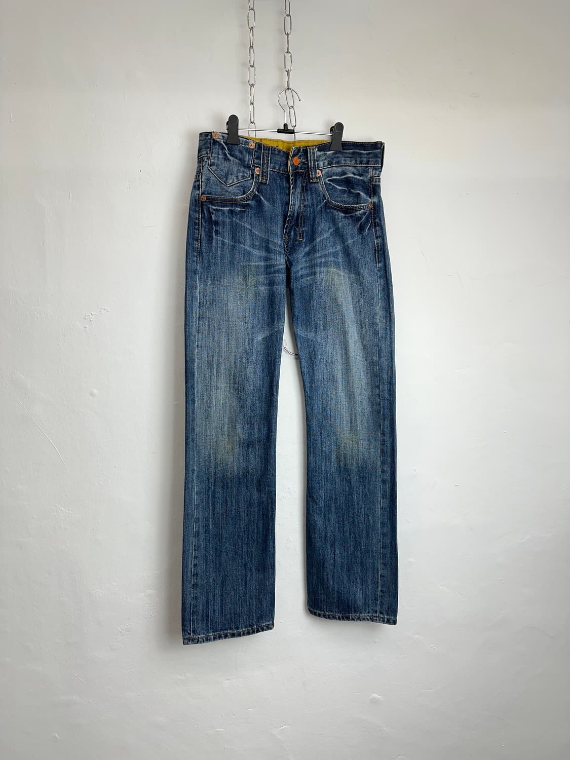 Levi’s 2000s 523 Vintage Wash Denim Pant 상품이미지4