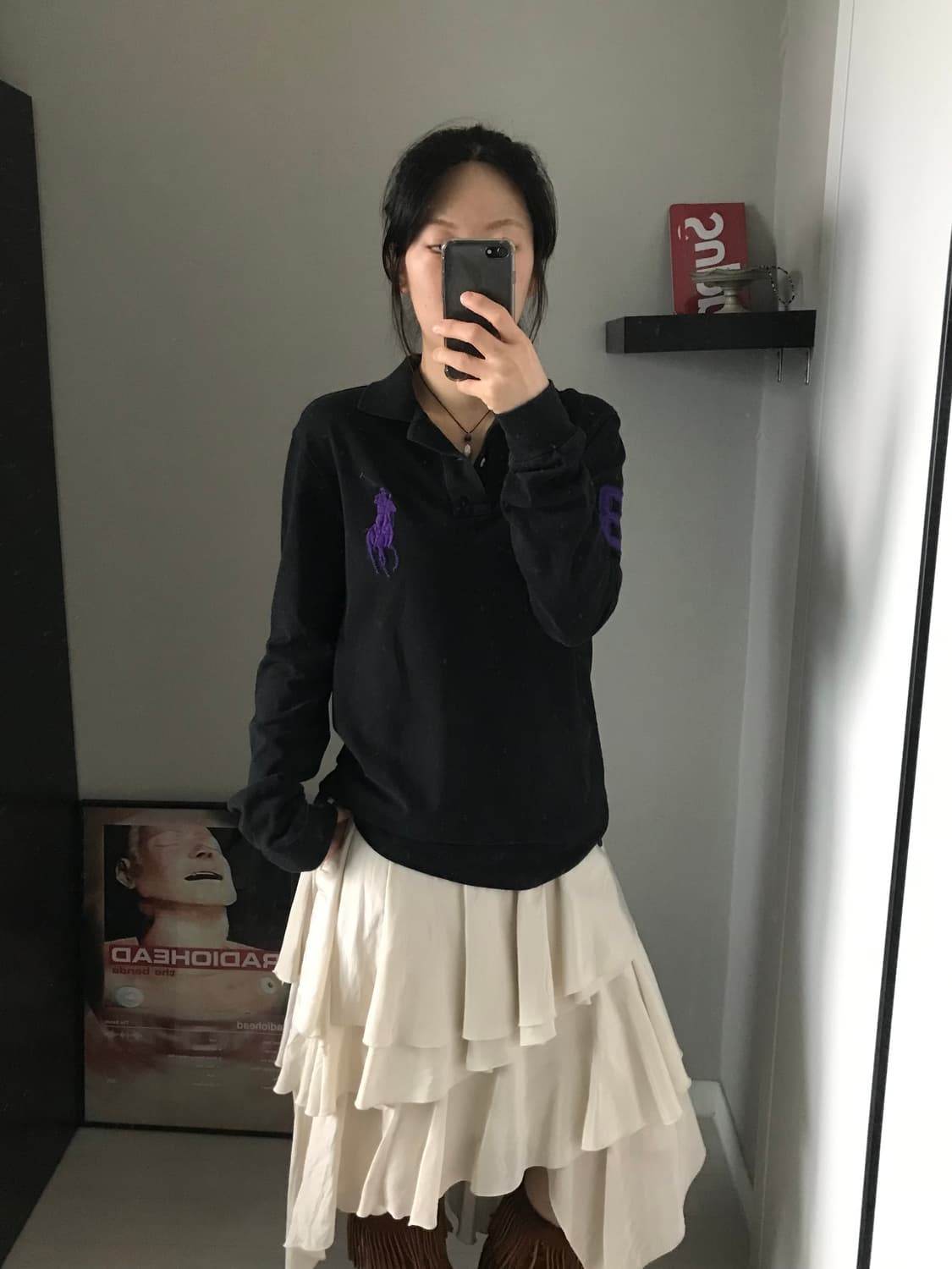 폴로 랄프로렌 빅포니로고 긴팔 카라티 상품이미지3