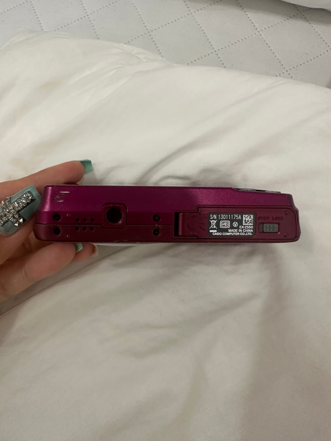 카시오 엑슬림 EX-Z550 핑크 디지털 카메라 상품이미지3