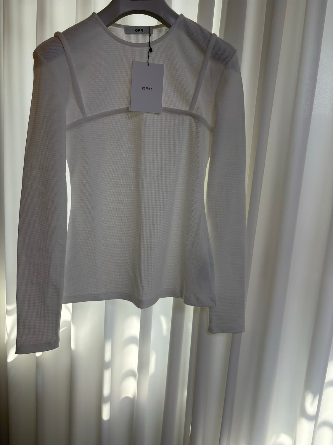 오르 레이어드 뷔스티에 탑 - 화이트 상품이미지1