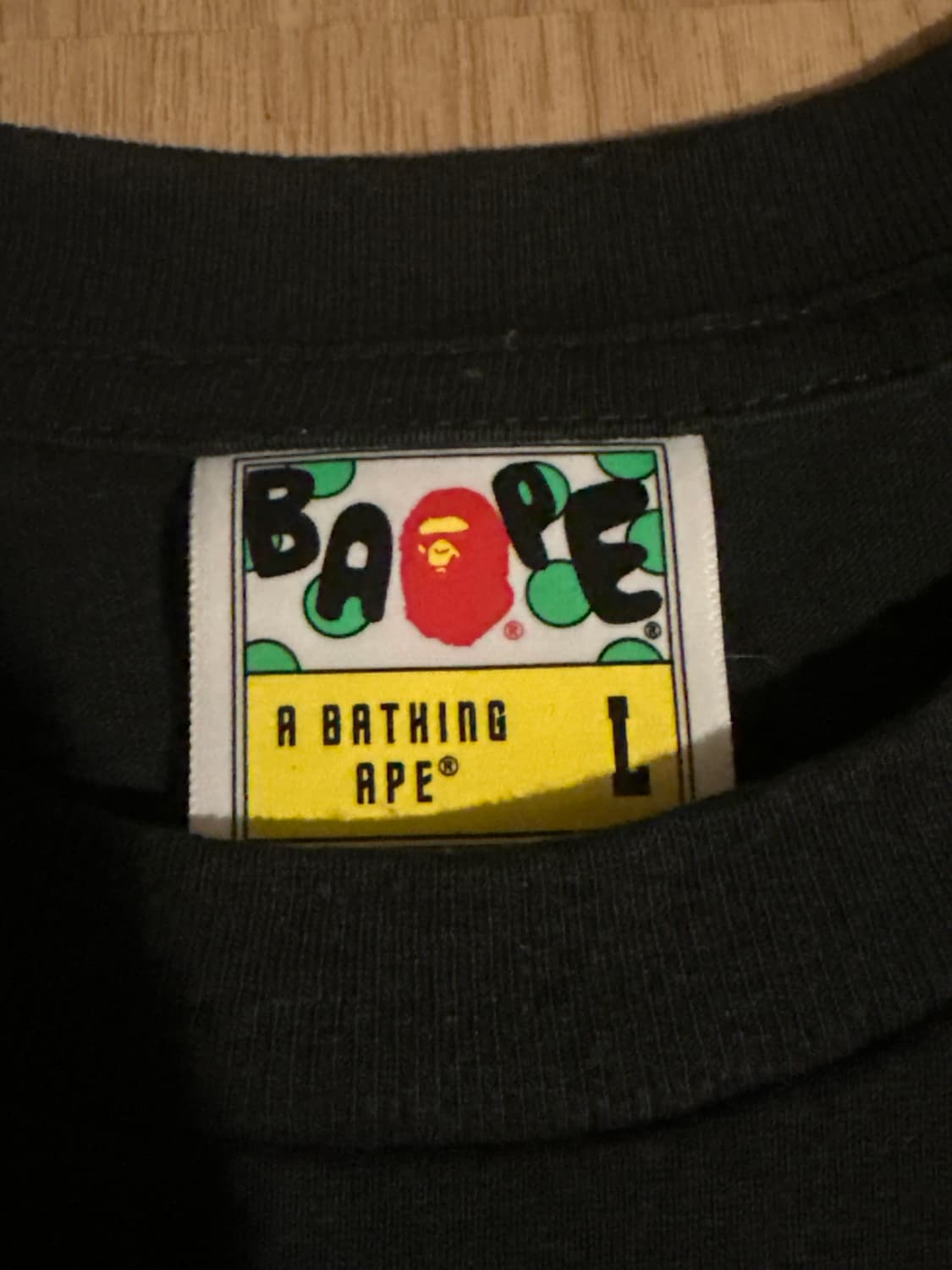 베이프 bape abc 핑크 카모 반팔 티셔츠 라지 L 상품이미지2