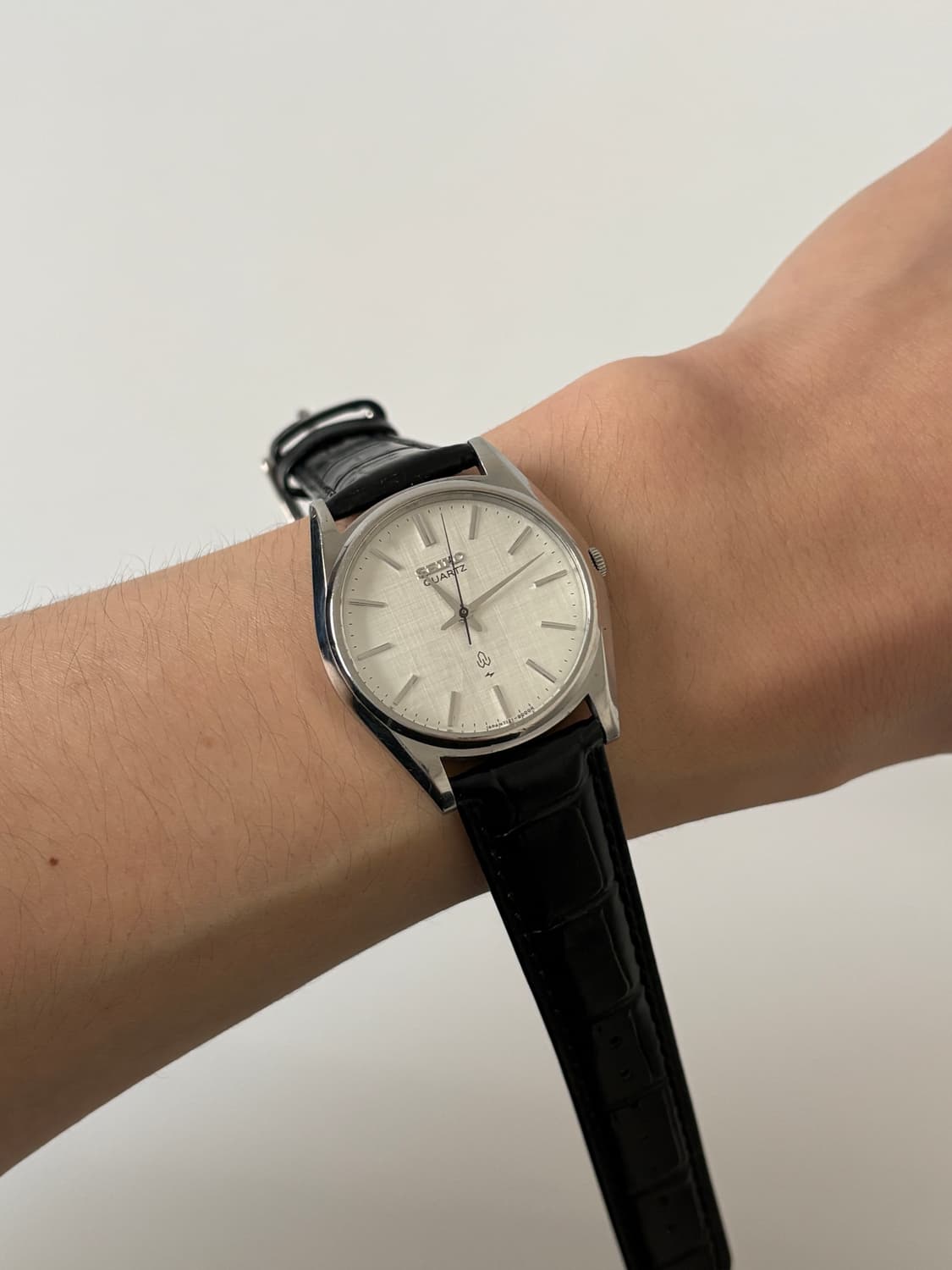 1980s Linen Dial Silver Quartz 상품이미지2